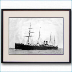 1890年代 客船ブリタニックの写真 2725LL黒