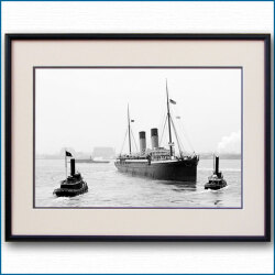 1890年代 客船マジェスティックの写真 2728LL黒