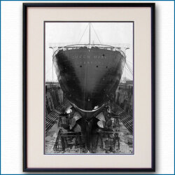 1936年 客船クイーンメリー・スターンの写真 3222LL黒