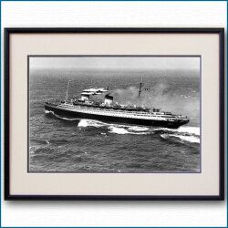 1938年 客船レックスとB-17の写真 3225LL黒