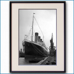 1912年 客船タイタニック・サウザンプトンの写真 3282LL黒