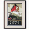1930年代 LNER鉄道の客船ポスター 2274LL黒