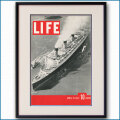 1937年 客船クイーンメリー・LIFE誌4月19日号カバー 3081LL黒
