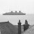 ズーム2 1935年頃 客船ノルマンディー・ルアーブル沖の写真 3270LL
