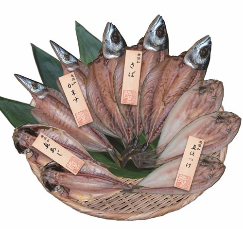 【送料無料 産地直送】五島灘の塩 国産無添加干物 詰合せ(PFHI-005)