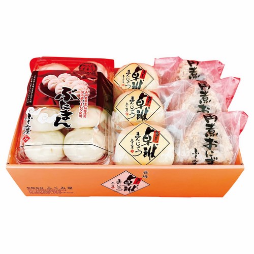 送料無料 産地直送】ふくみ屋 角煮おにぎり・肉まん詰合せ(V35906)