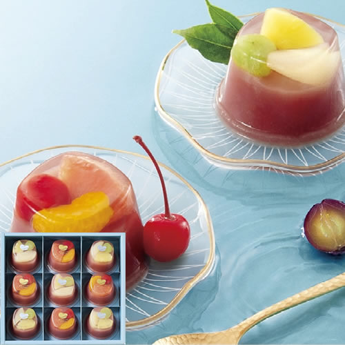 
【お中元 送料無料】ひととえ 贅沢フルーツの水ようかん(V5048016)