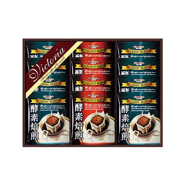 香典返し 酵素焙煎 ドリップコーヒーセット（12袋） ｜香典返しの