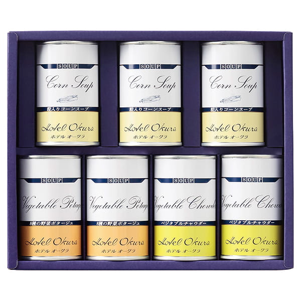 香典返し ホテルオークラ / スープ詰合せ 7缶 ｜香典返しの