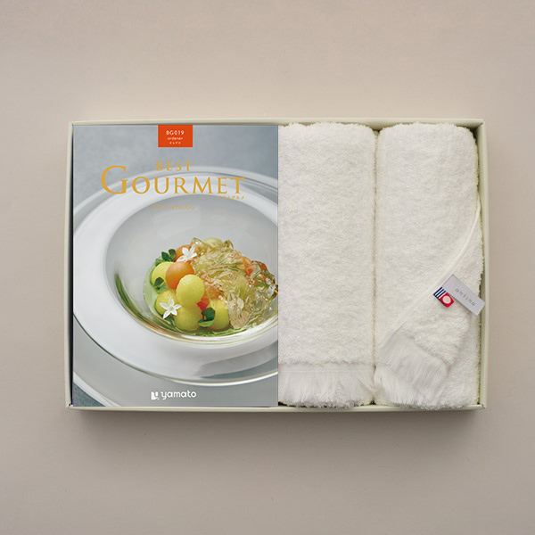 香典返し カタログギフト ベストグルメ オルデネ プラス今治フェイスタオルセット