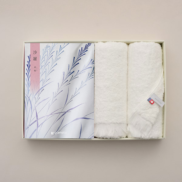カタログギフト 沙羅 胡桃 (くるみ)プラス 今治フェイスタオルセット