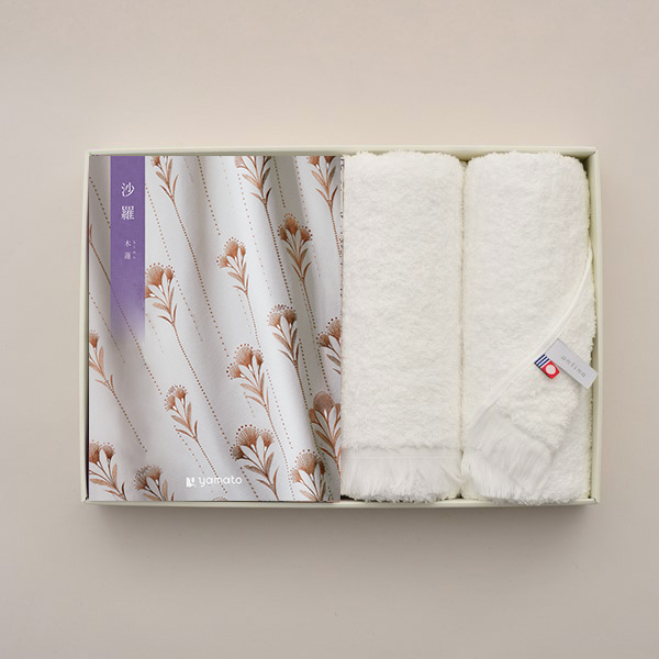 カタログギフト 沙羅 木蓮(もくれん)プラス 今治フェイスタオルセット