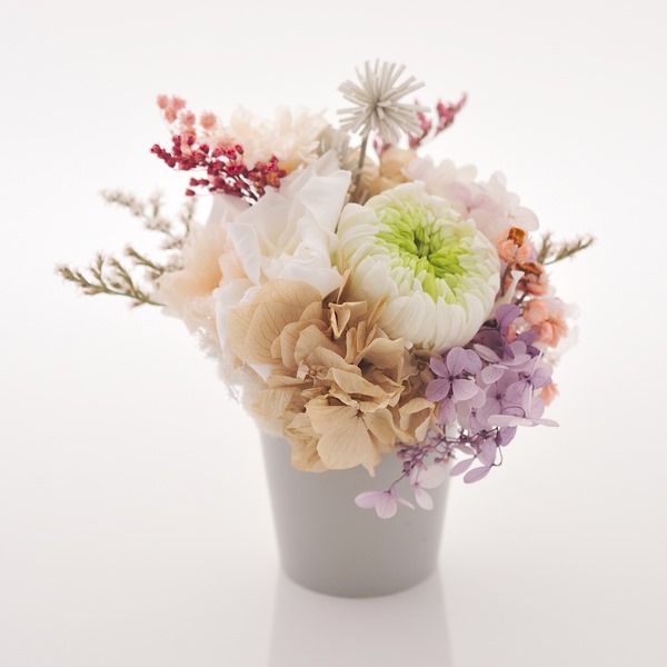 アトリエみちくさ プリザーブドフラワーお供花(L) ●75094293