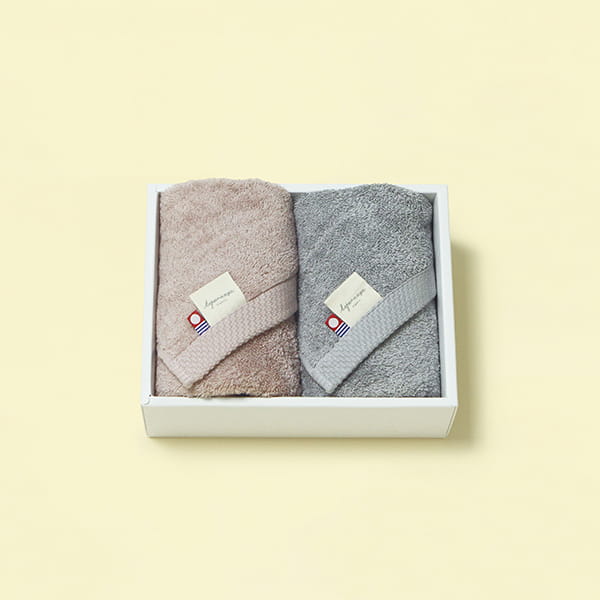 Esperanza / 今治タオル フェイスタオルセット（ピンク×グレー）