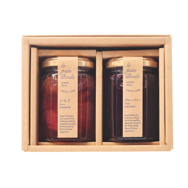 le pain boule / フルーツジャムセット(いちご・ブルーベリー)