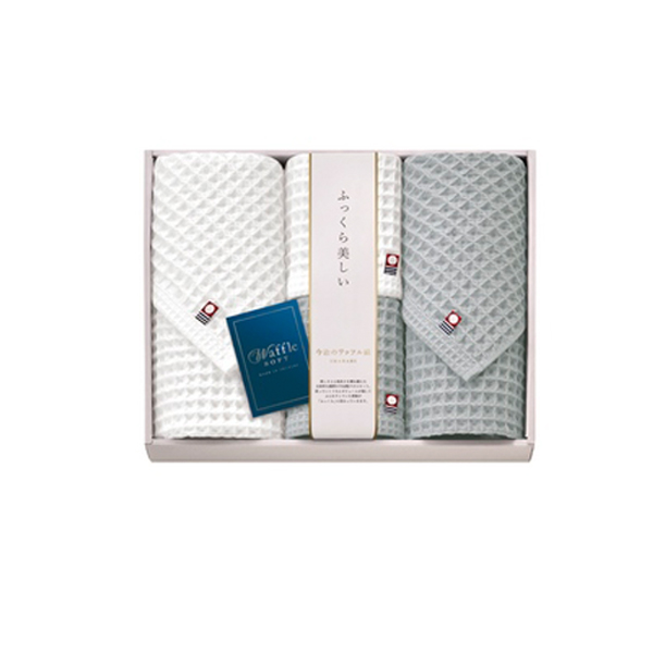 20%OFF｜今治 ワッフルソフト タオルセット ●79230140