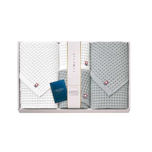 20%OFF｜今治 ワッフルソフト タオルセット ●79230142