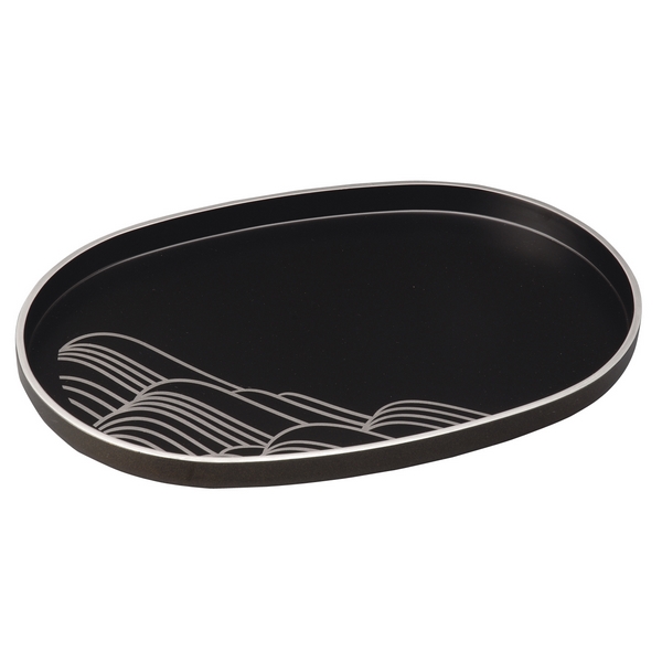 20%OFF|MAKOTOjapan しらなみ 15.0小判盆 ●79240429