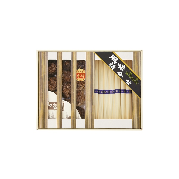 20%OFF|乾物家 / 国産椎茸と手延そうめん御詰合せ