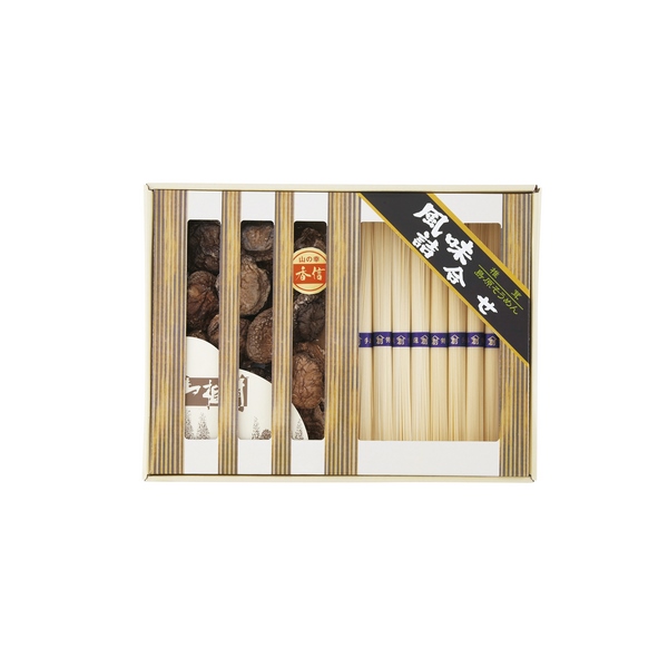 20%OFF|乾物家 / 国産椎茸と手延そうめん御詰合せ
