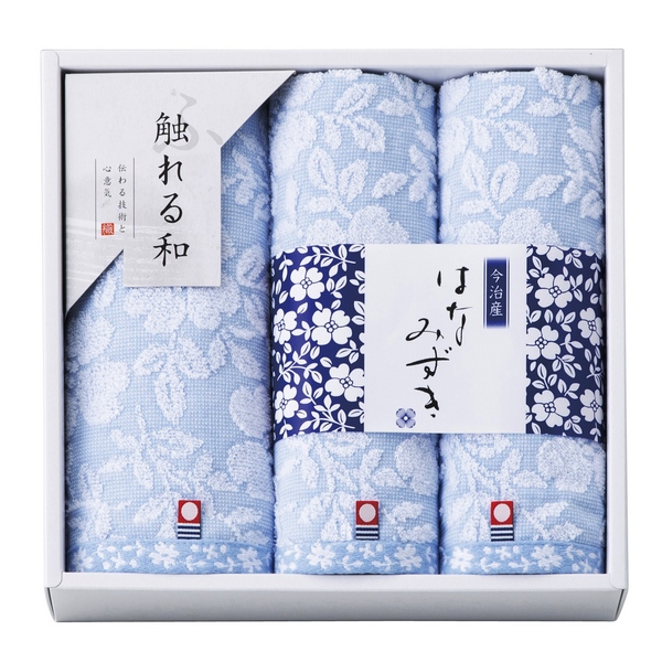 20%OFF|触れる和 / はなみずき タオルセット