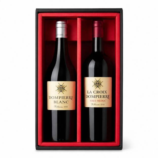 Chateau Dompierre / ボルドーワイン 赤白2本セット 750ml