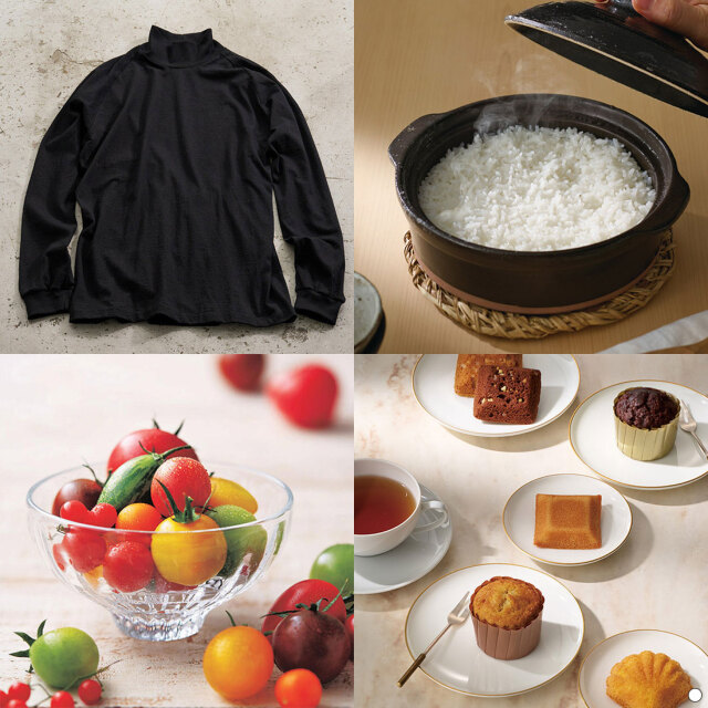 カードタイプ カタログギフト e-order choice メイドインジャパンwith日本のおいしい食べ物 ｜C MJ08+蓮 商品説明