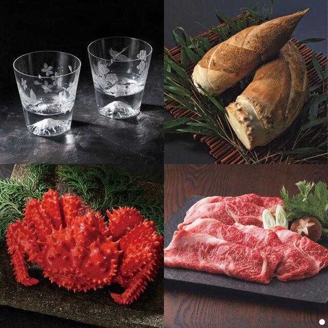 カードタイプ カタログギフト e-order choice メイドインジャパンwith日本のおいしい食べ物 ｜C MJ29+唐金 商品説明