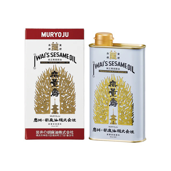 岩井の胡麻油 / 伝統の純正黒胡麻油無量寿ギフト
