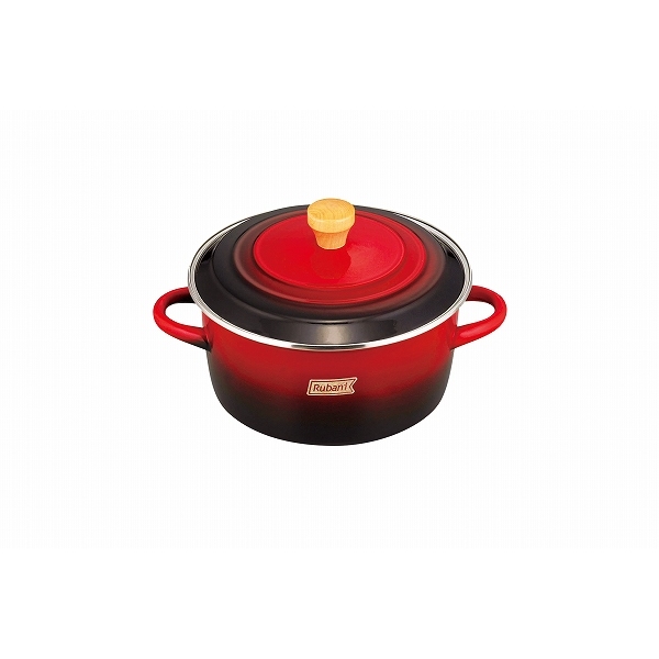 ルバーニ ホーロー両手鍋22cm