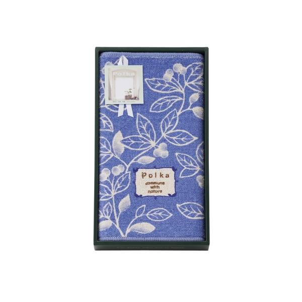 20%OFF|ポルカ 綿混バスマット（ブルー） ●79240407