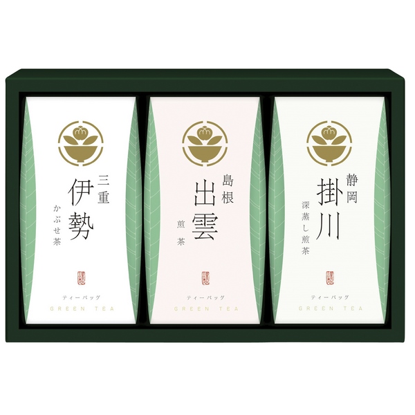 10%OFF|茶の国めぐり / 茶水詮 緑茶ティーバッグセット