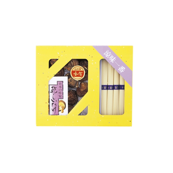 10%OFF|乾物家 / 国産椎茸と手延そうめん御詰合せ
