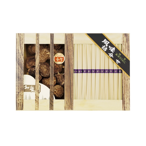 20%OFF|乾物家 / 国産椎茸と手延そうめん御詰合せ
