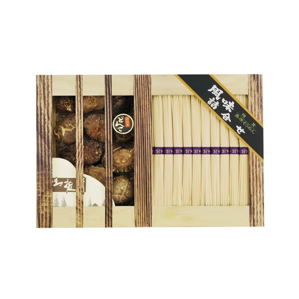 20%OFF|乾物家 / 国産椎茸と手延そうめん御詰合せ
