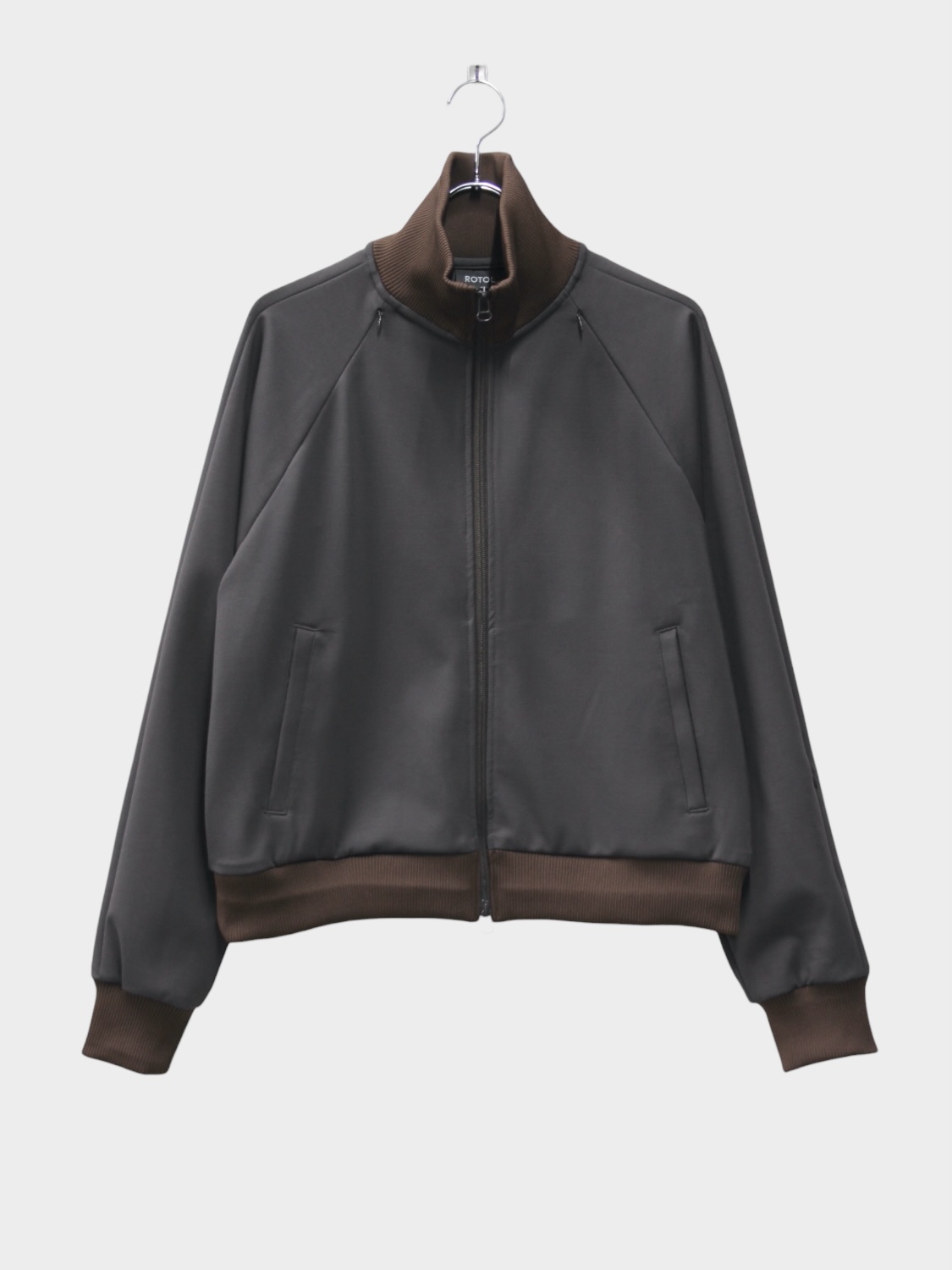 ROTOL SMOOTH JERSEY TRACK JACKET CHARCOAL 2026SS