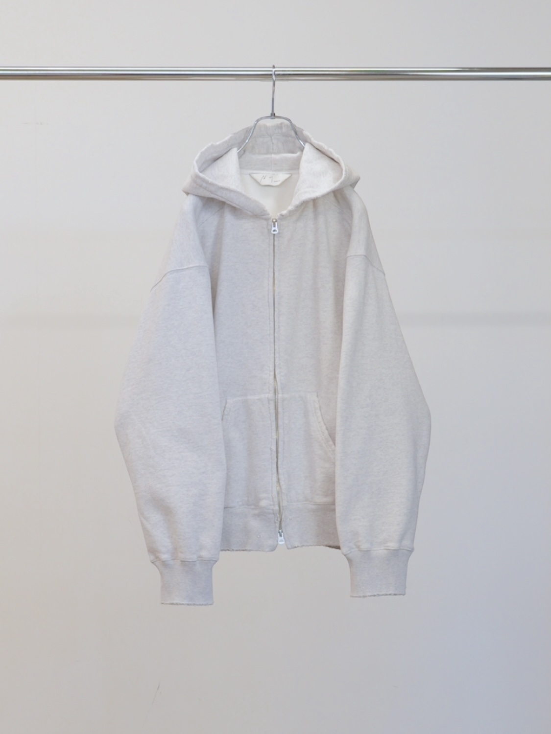 ANCELLM ZIP HOODIE HEATHER 2026SS