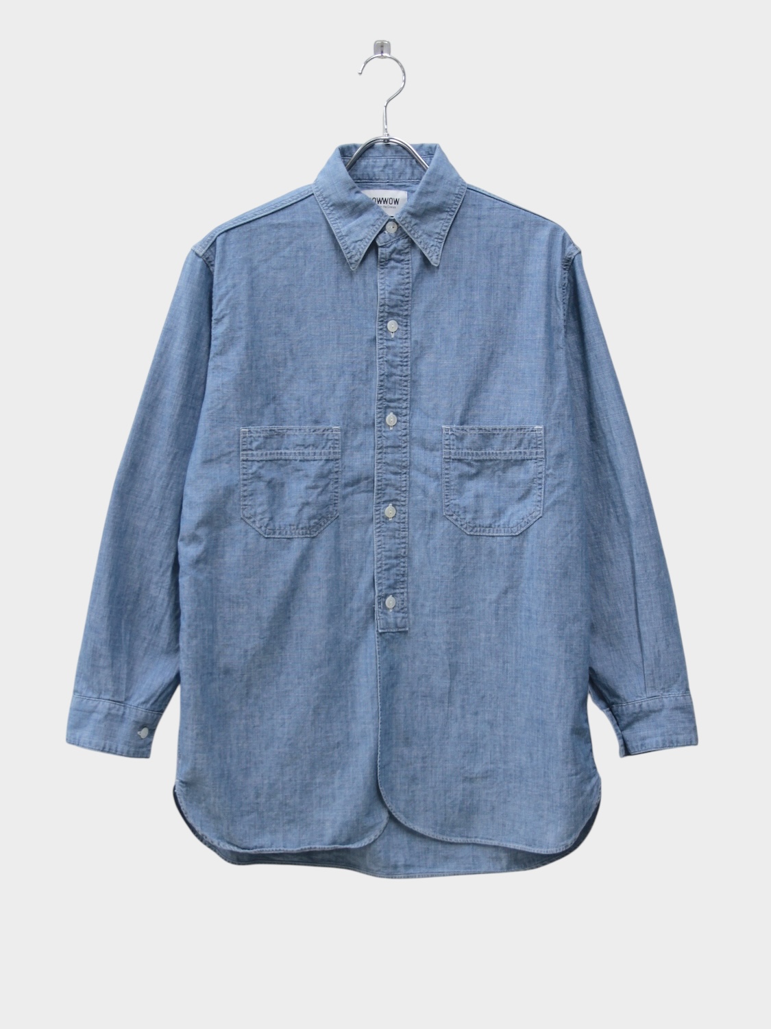 BOWWOW HERITAGE CHAMBRAY SHIRT AGED INDIGO 2026SS