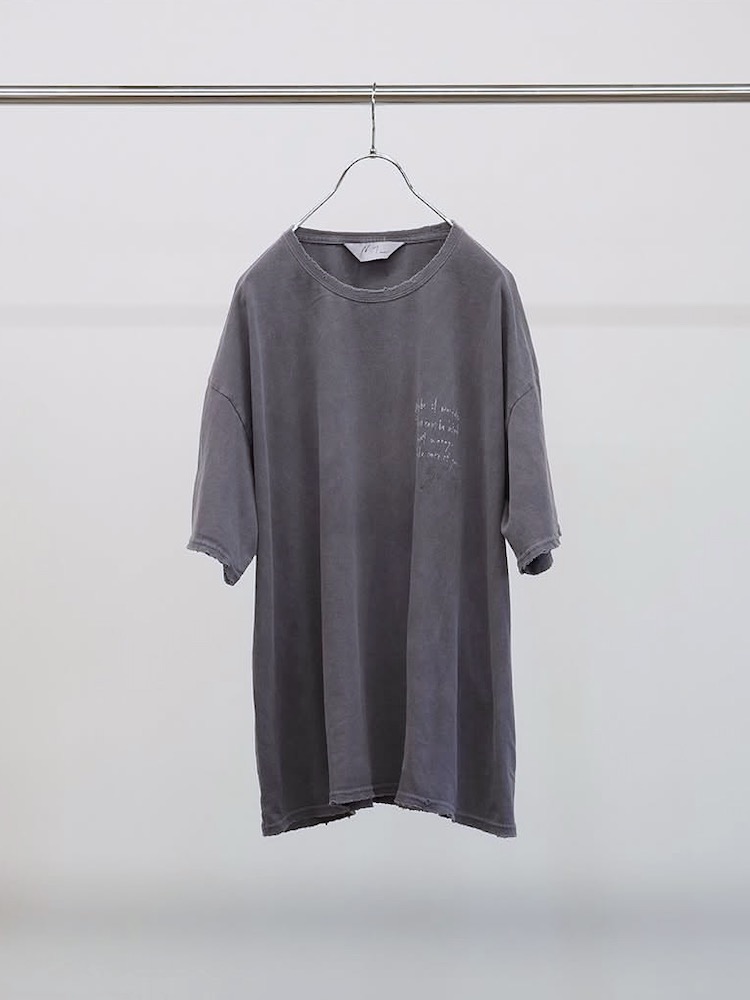 ANCELLM MESSAGE T-SHIRT PURPLE