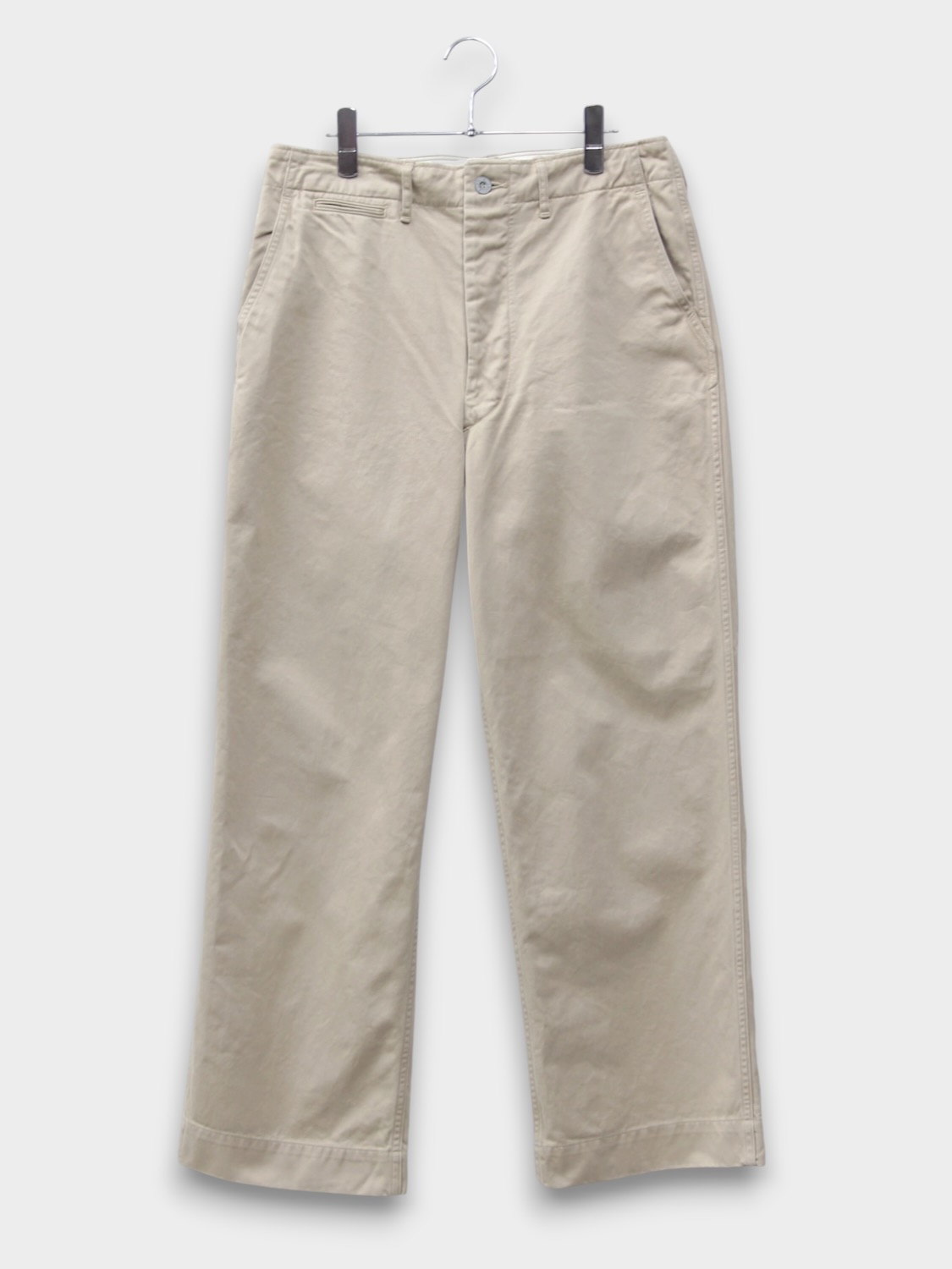 BOWWOW 41 KHAKI TROUSERS KHAKI 2026AW