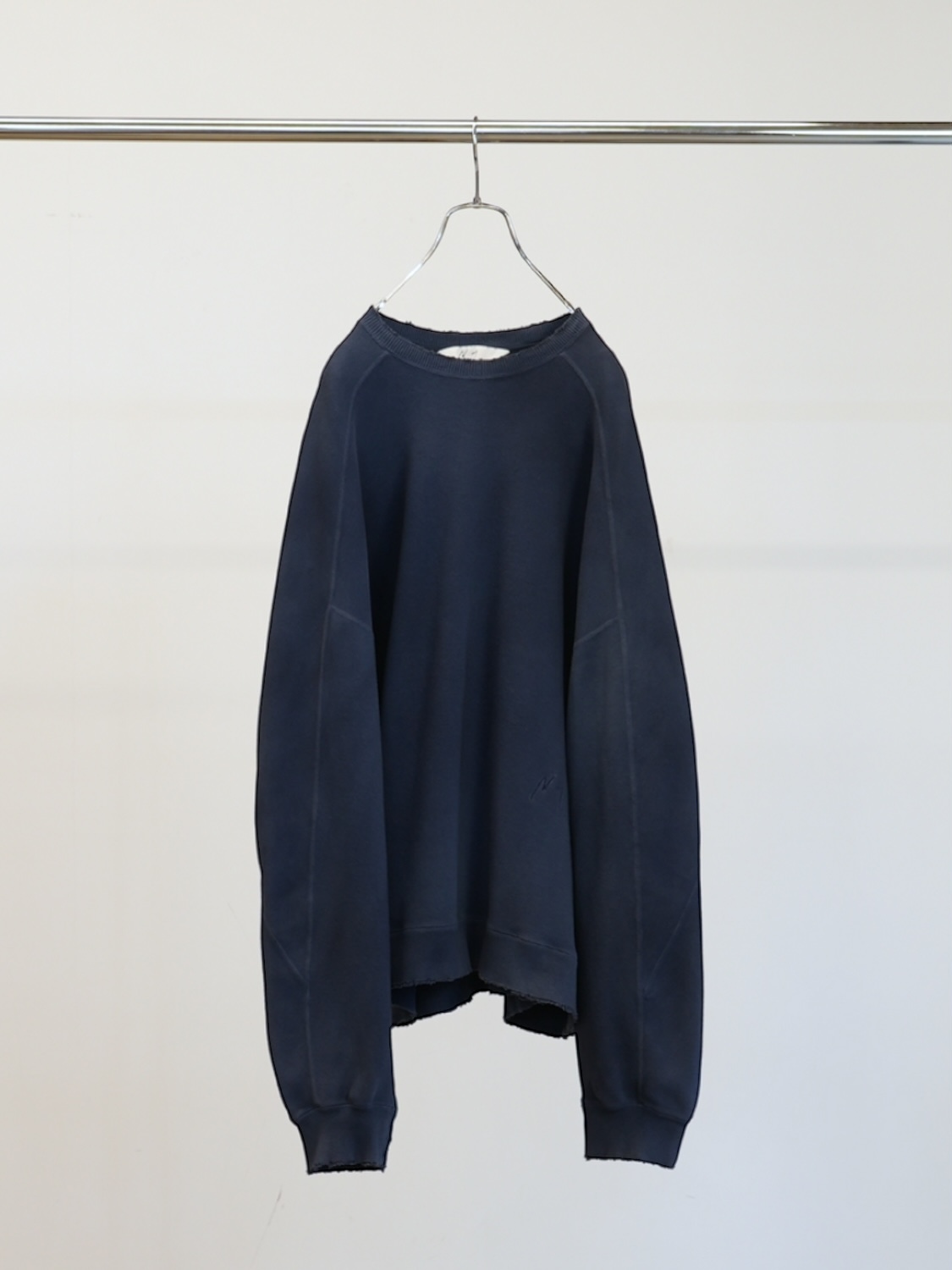 ANCELLM SMOOTH SWEAT SHIRT NAVY 2026SS