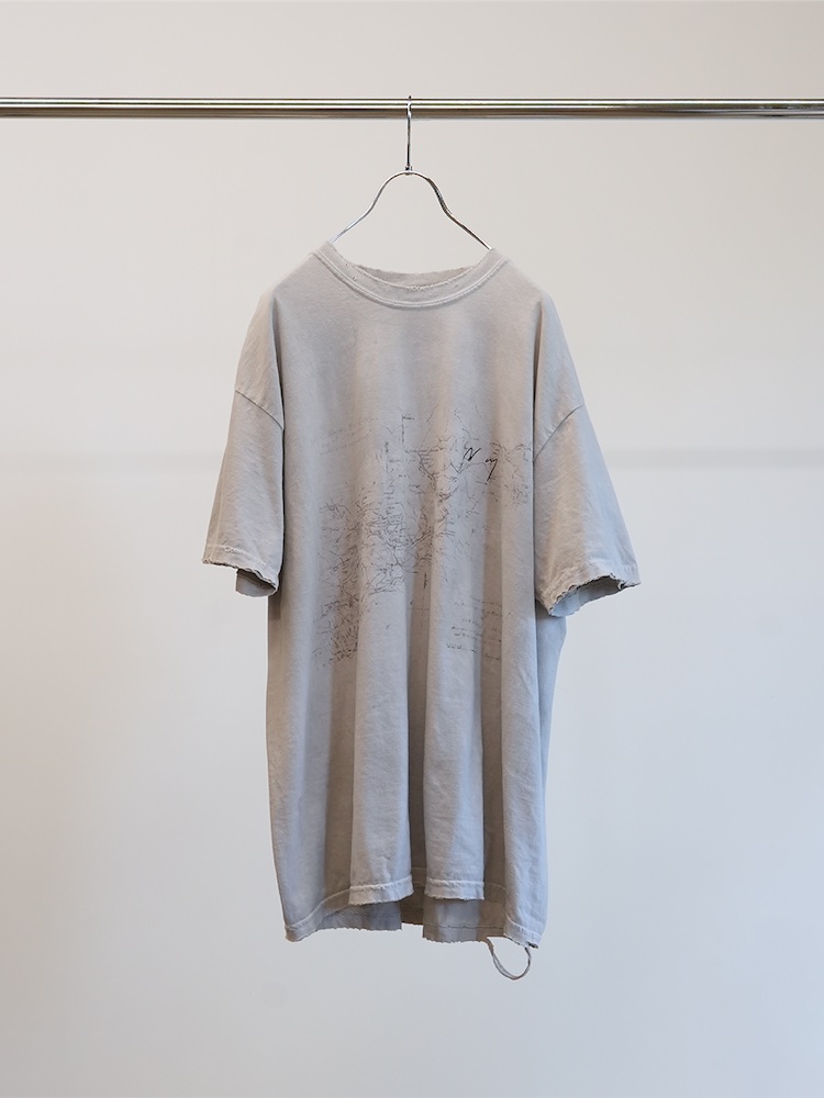 ANCELLM OLDMAP T-SHIRT GRAY
