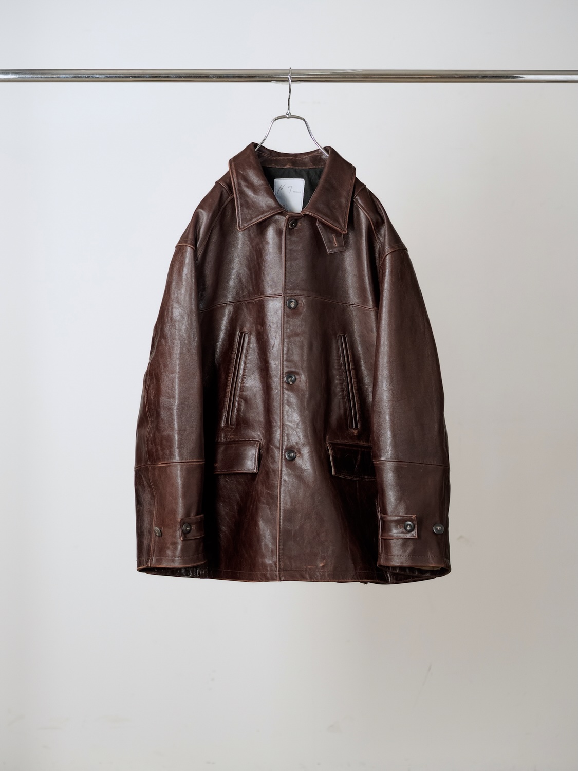 ANCELLM H.L HALF COAT BROWN 2026AW