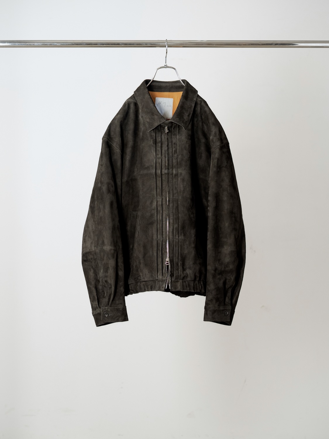 ANCELLM GEEP TUCK JACKET BLACK 2026AW