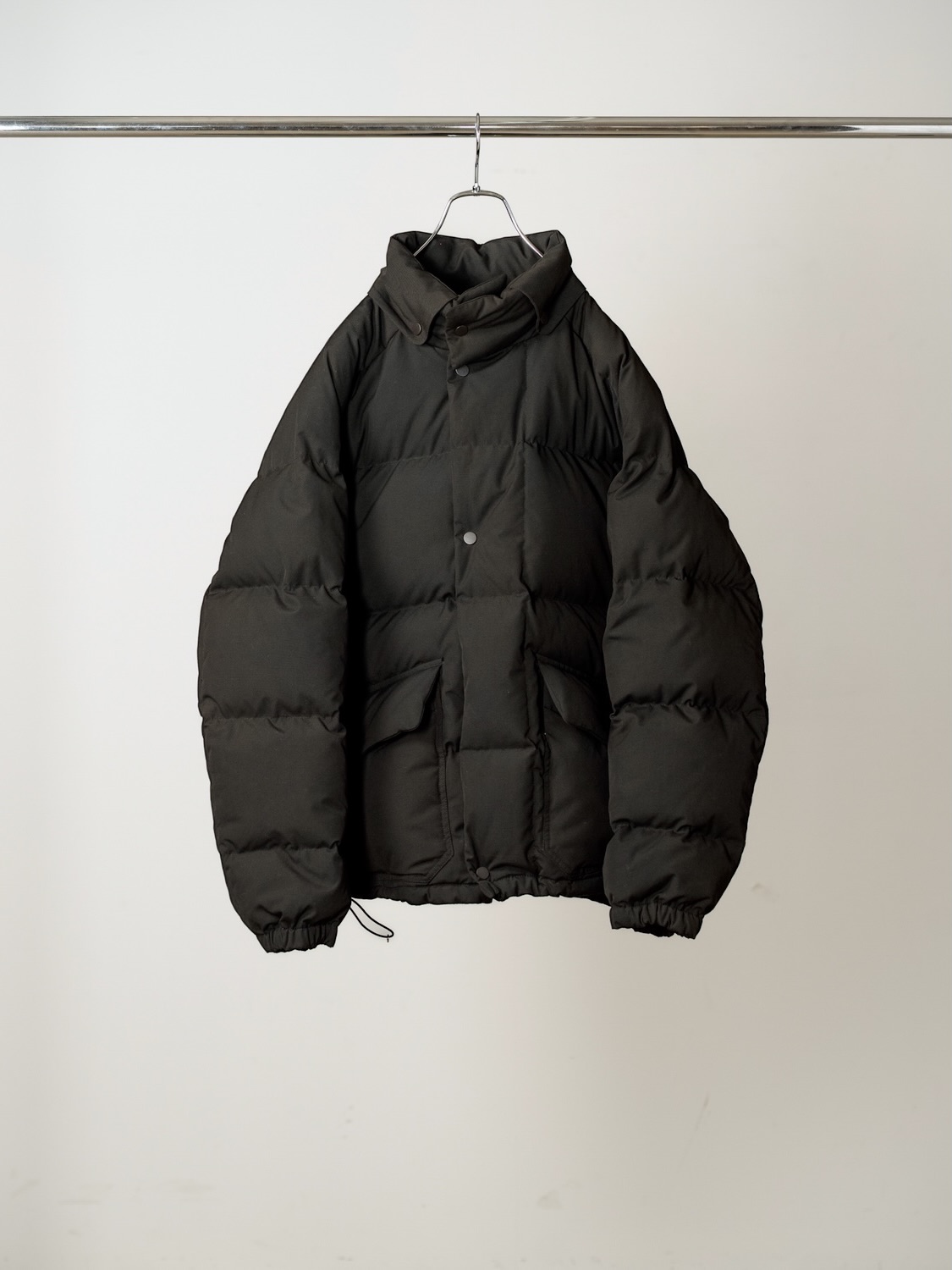ANCELLM AGING DOWN JACKET BLACK 2026AW