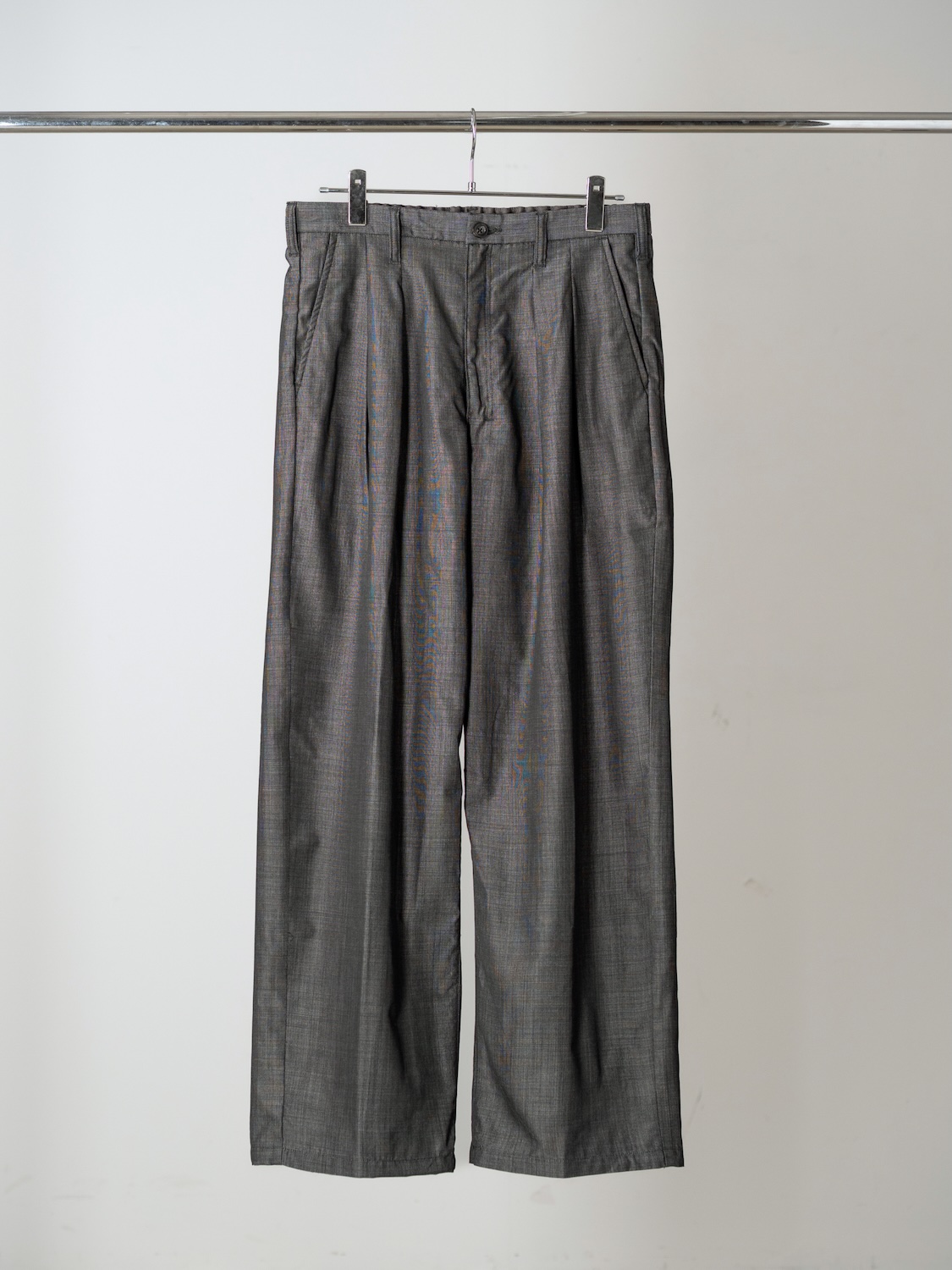 ANCELLM HAKEME WIDE SLACKS BLACK 2026AW