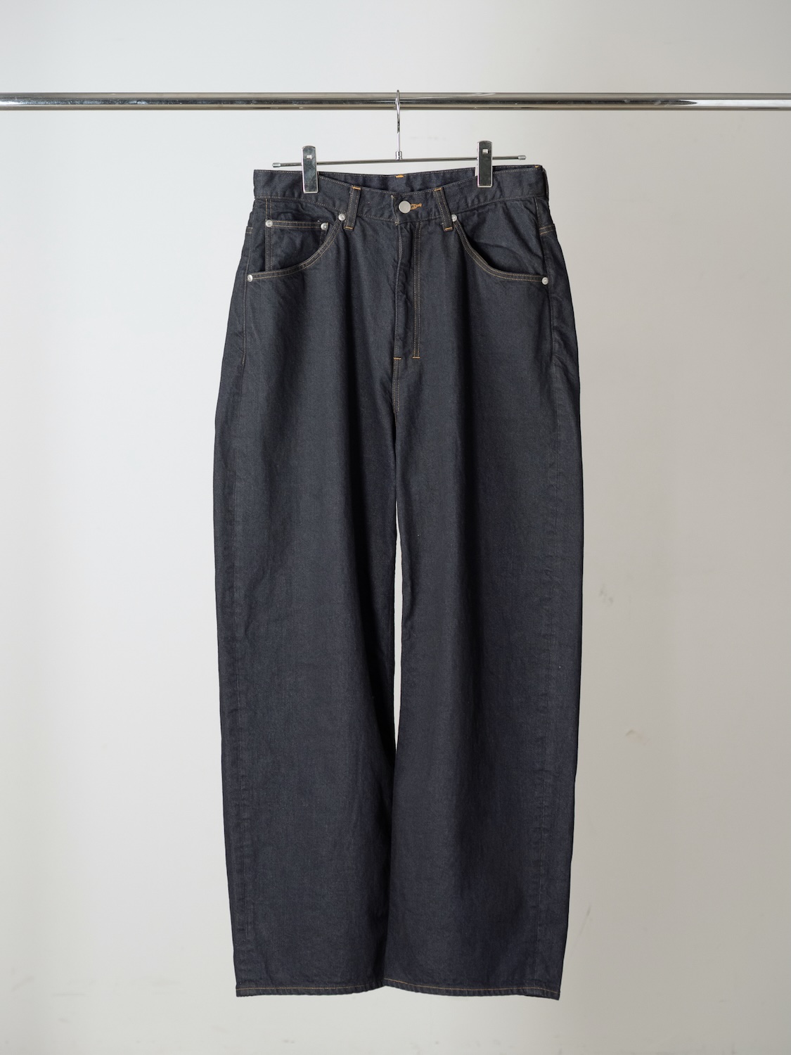 ANCELLM STRAIGHT WIDE DENIM PANTS OW INDIGO 2026AW