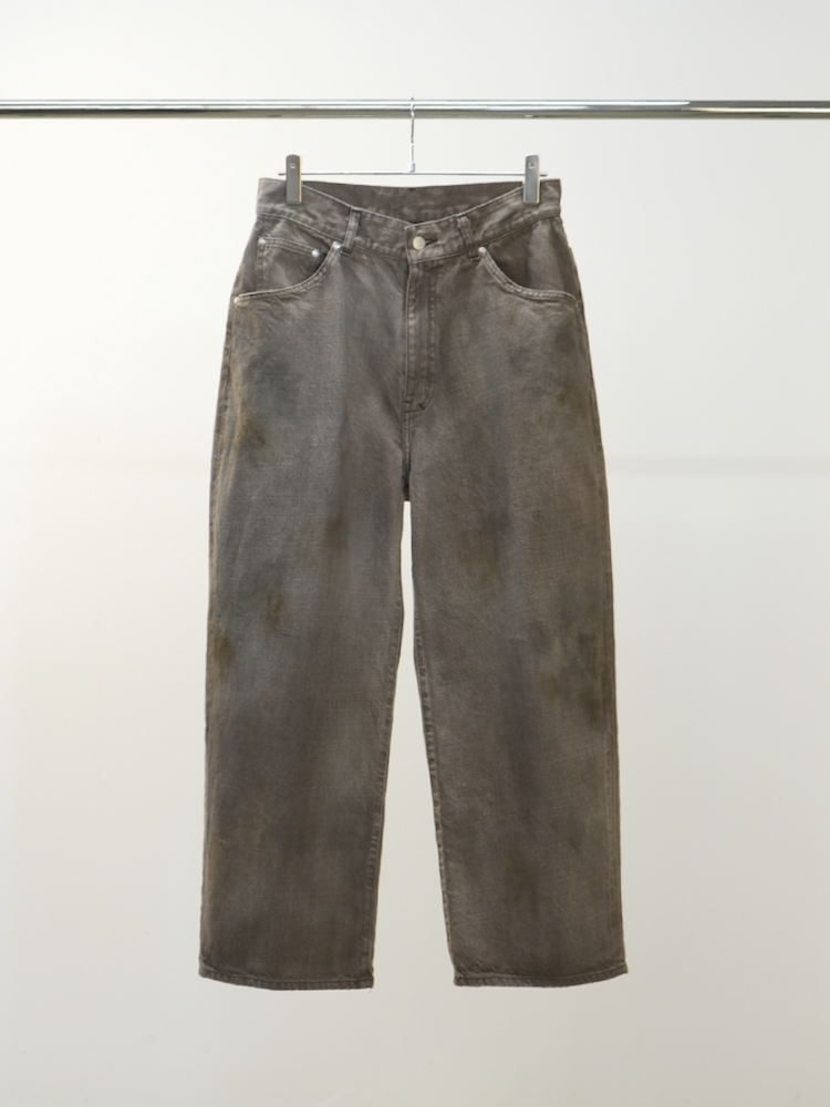 ANCELLM #01 AGING01 BROWN 2025AW ( ルーズテーパード )