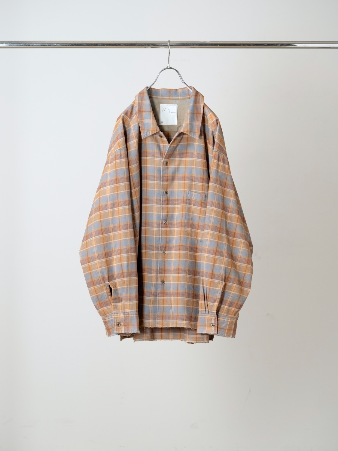 ANCELLM NEL CHECK SHIRT PATTERN A 2026AW