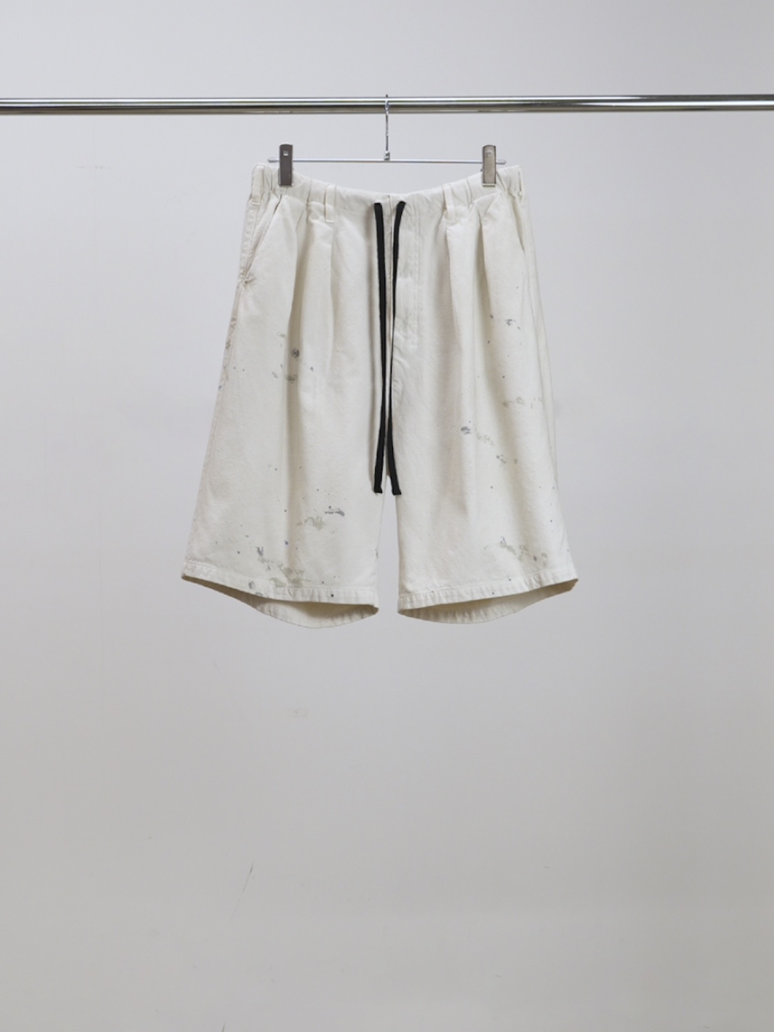 ANCELLM C/R DUCK SHORT PANTS WHITE 2026SS